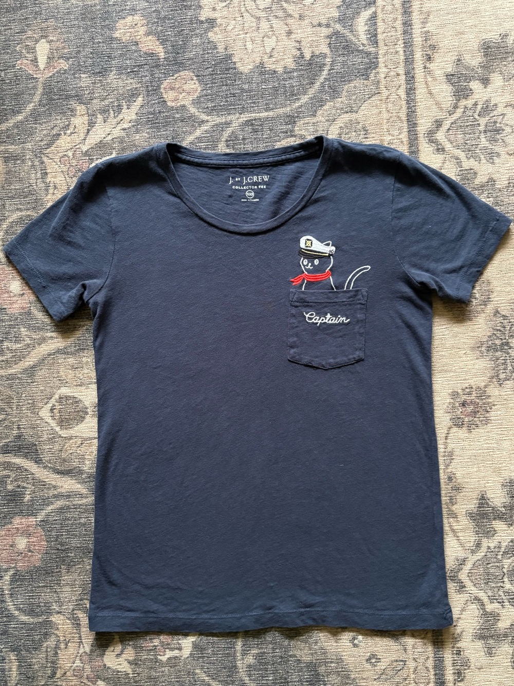 J crew collector tee kitty captain